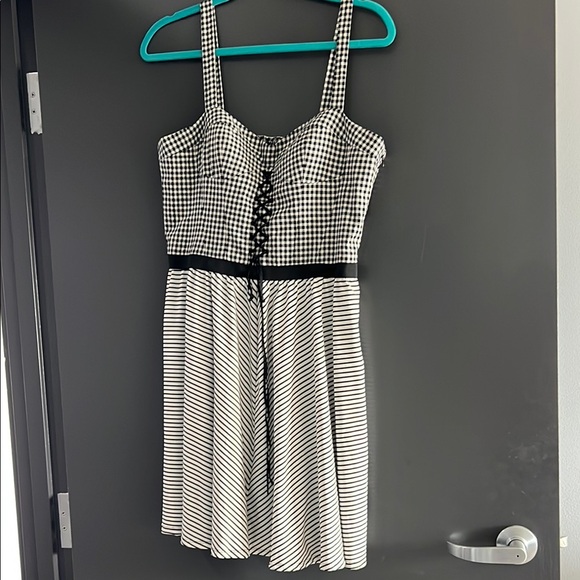 Betsey Johnson Dresses & Skirts - Betsey Johnson Black and White Gingham Dress